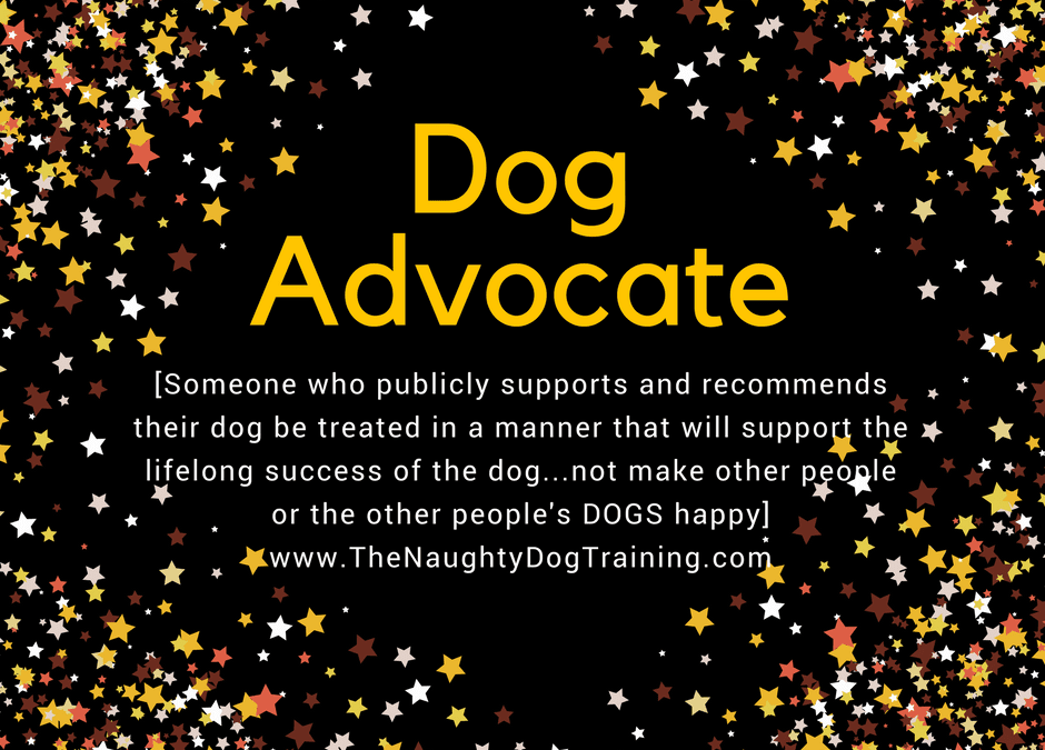 Are You a DOG ADVOCATE?